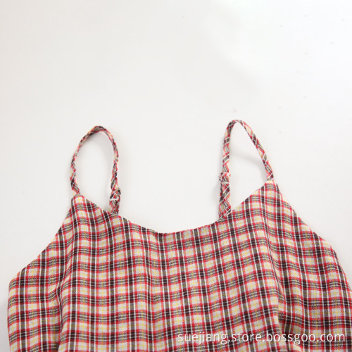 Women's Sleeveless Top Wearing Cotton